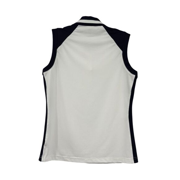 GGBlue Sleeveless Golf Tennis Top in White/Blue Wimen’s Size XS - Picture 4 of 4